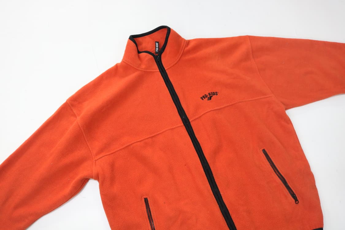 프로케즈 빈티지 오렌지 플리스 집업 자켓 상품이미지4