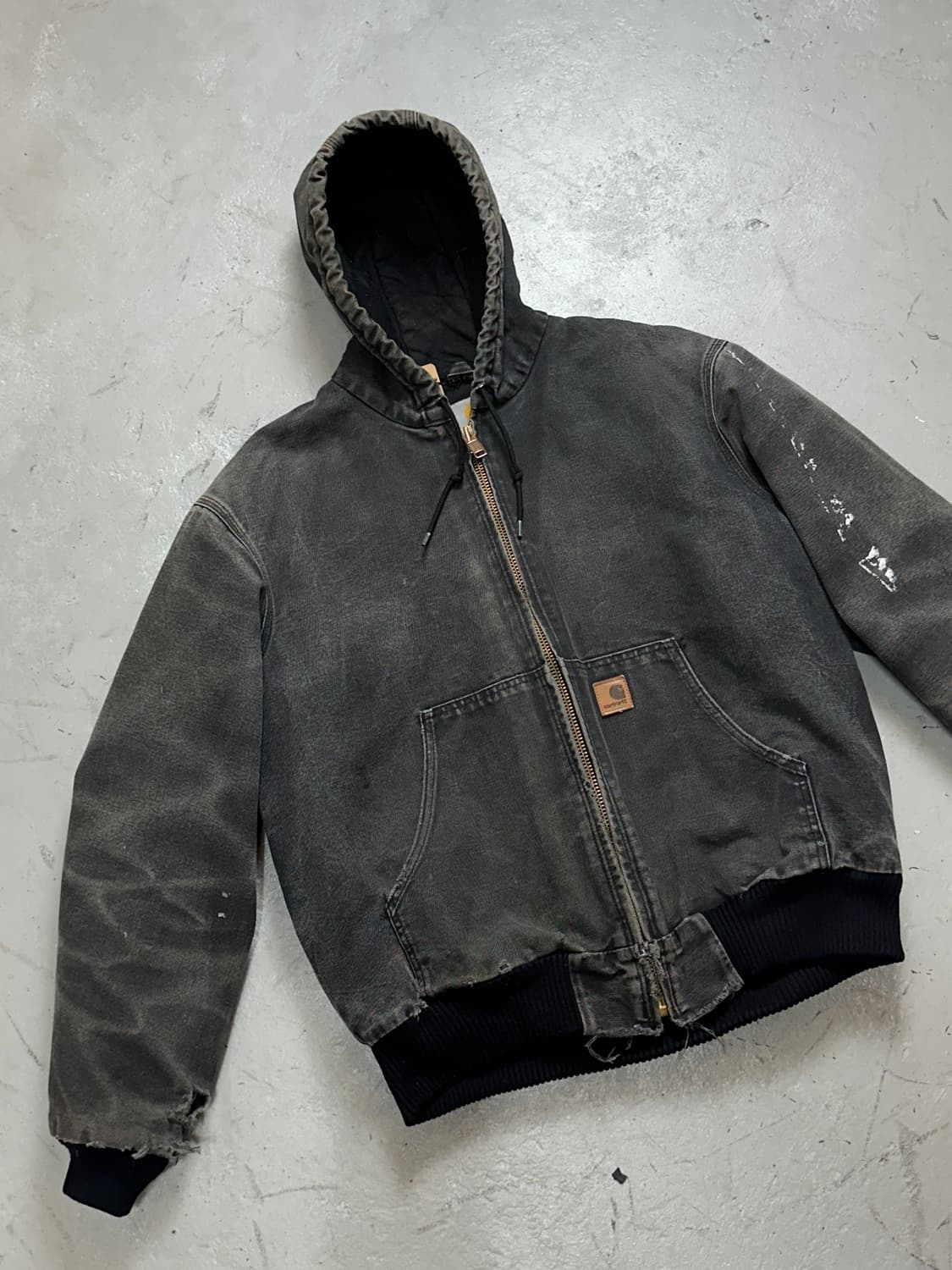 OG 칼하트 J130 액티브 자켓 칼하트 BLK 하드에이징 상품이미지5