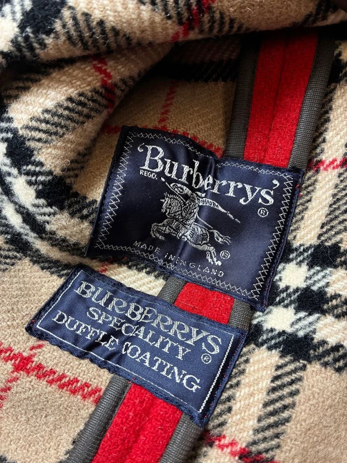 버버리 90's 올드머니 펠트울 파이핑 코트 PN7991 상품이미지7