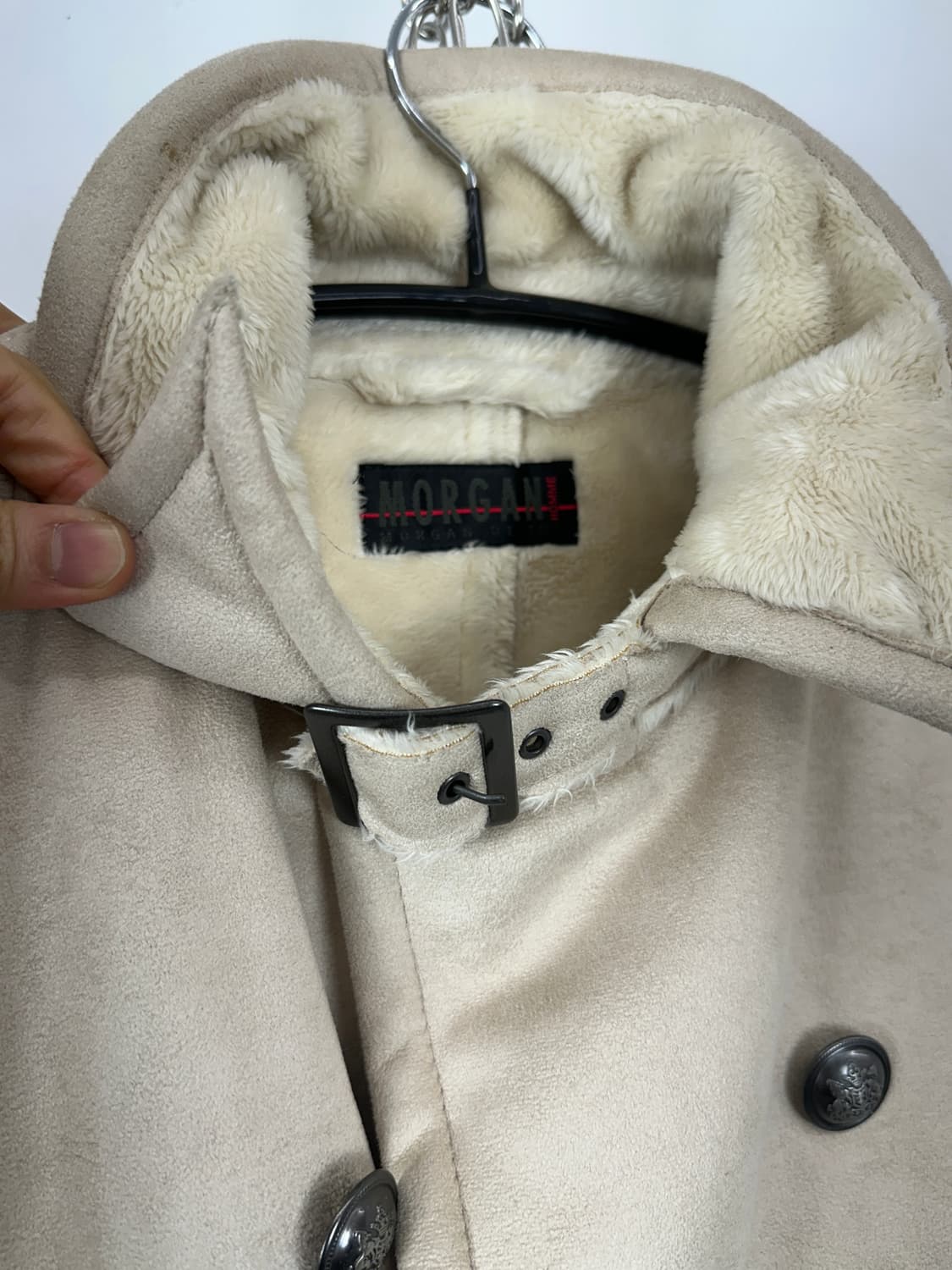 Morgan Homme Napoleon suede double breas 상품이미지5