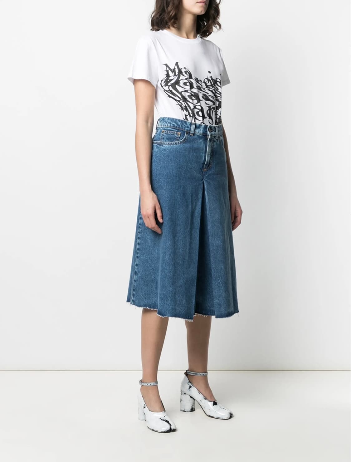 메종 마르지엘라 Margiela 데님 퀼로트 큐롯 스커트 팬츠 쇼츠 상품이미지6