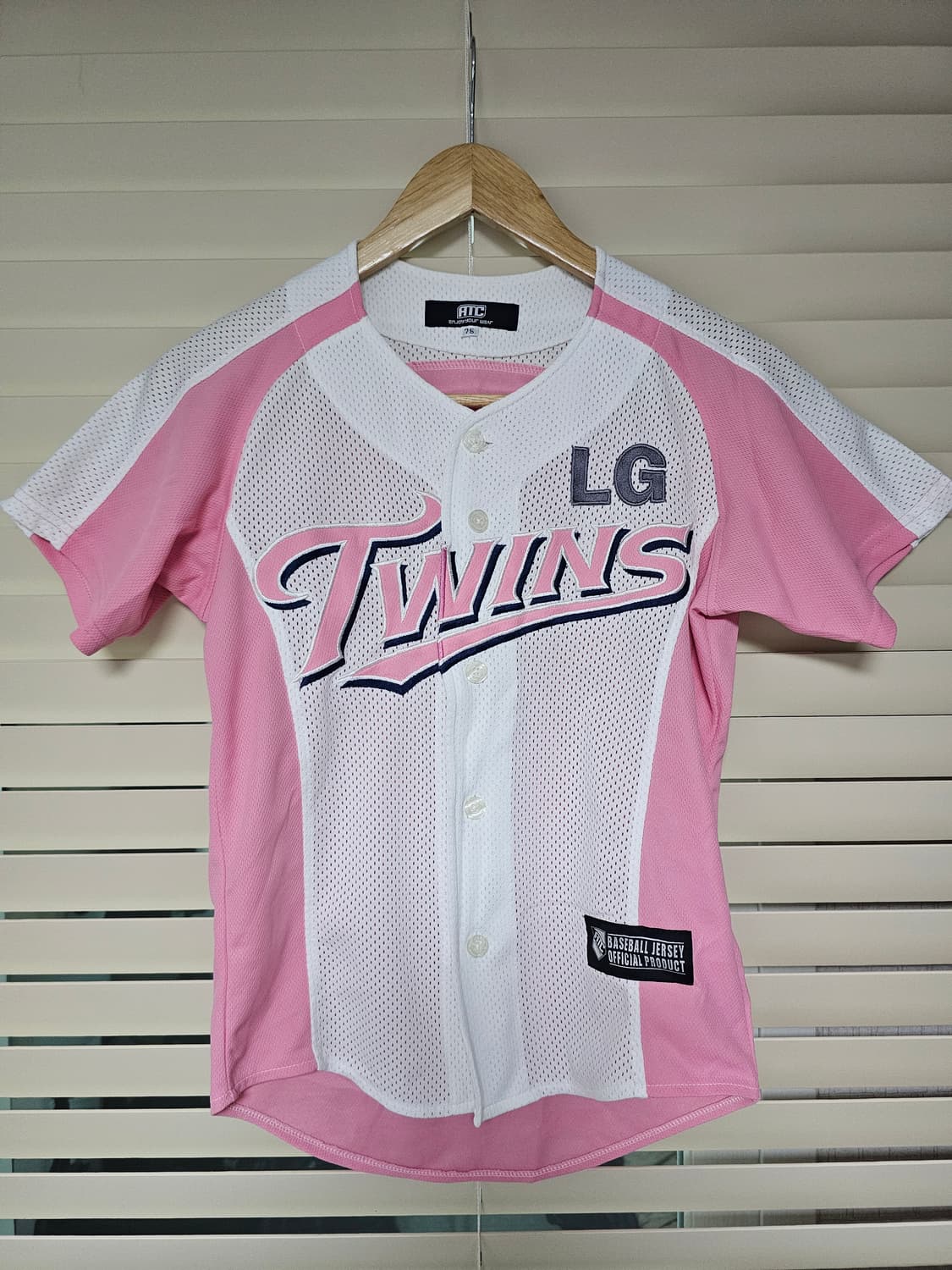 LG 트윈스 야구 유니폼 핑크 정성훈 75 상품이미지1