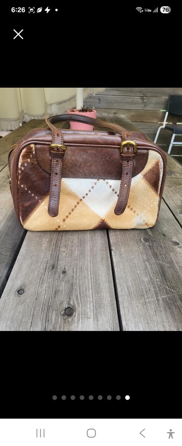 (100%정품)이태리 명품 felisi 리얼가죽 송치 트리밍 퍼 토트백 상품이미지8