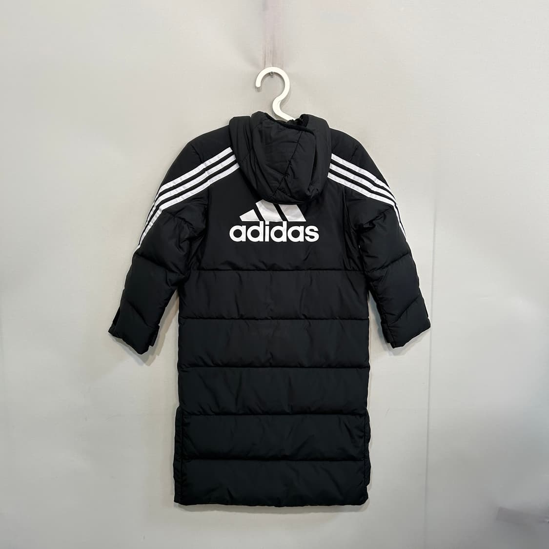 아디다스 키즈 오리털 롱패딩 130 블랙 상품이미지3