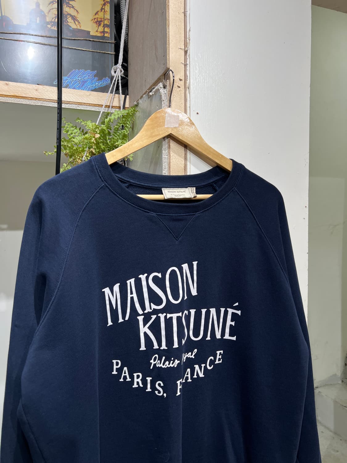 메종 키츠네 스펠로고 맨투맨 상품이미지1