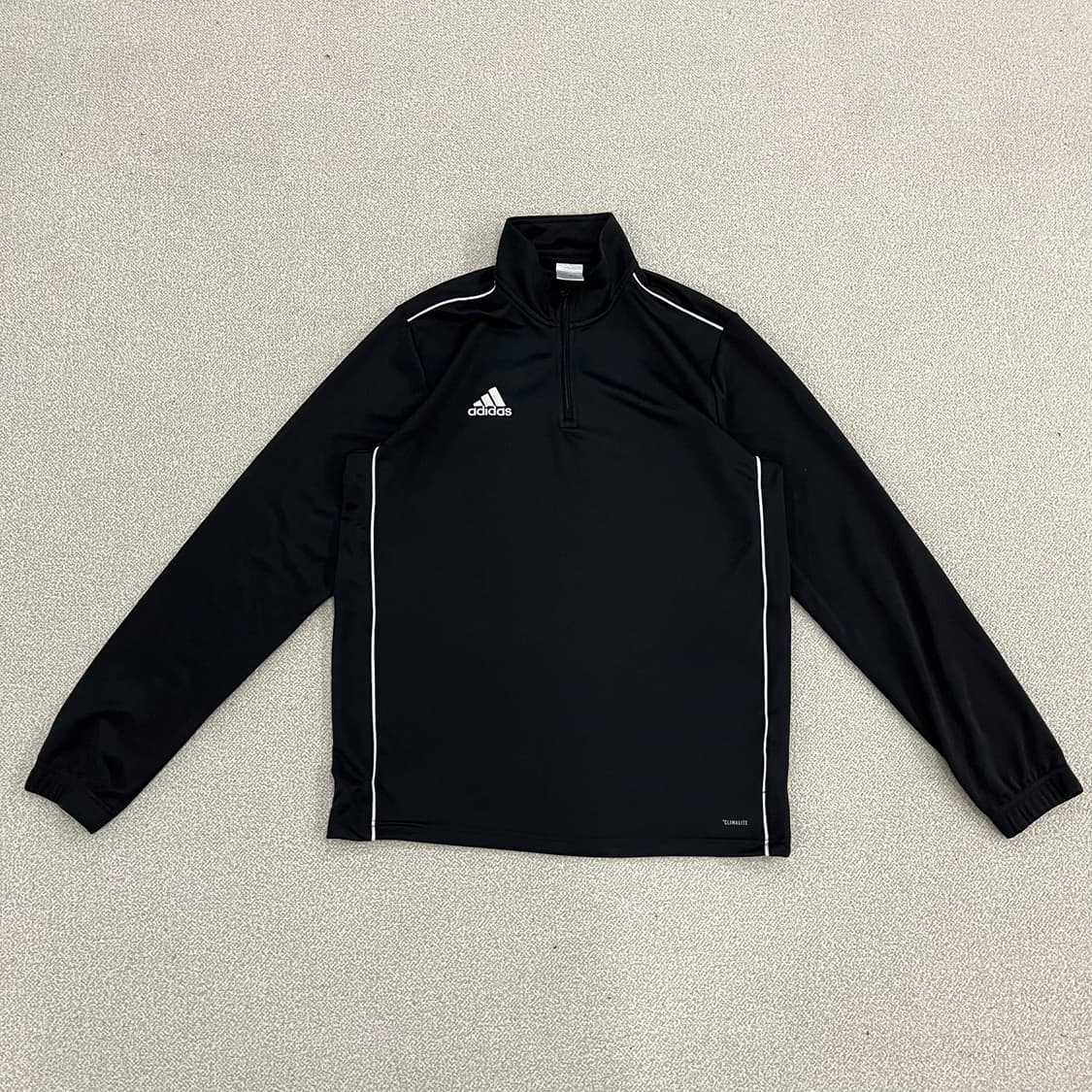 [L] 아디다스 코어 18 트레이닝 탑 반집업 티셔츠 0102M1 상품이미지1