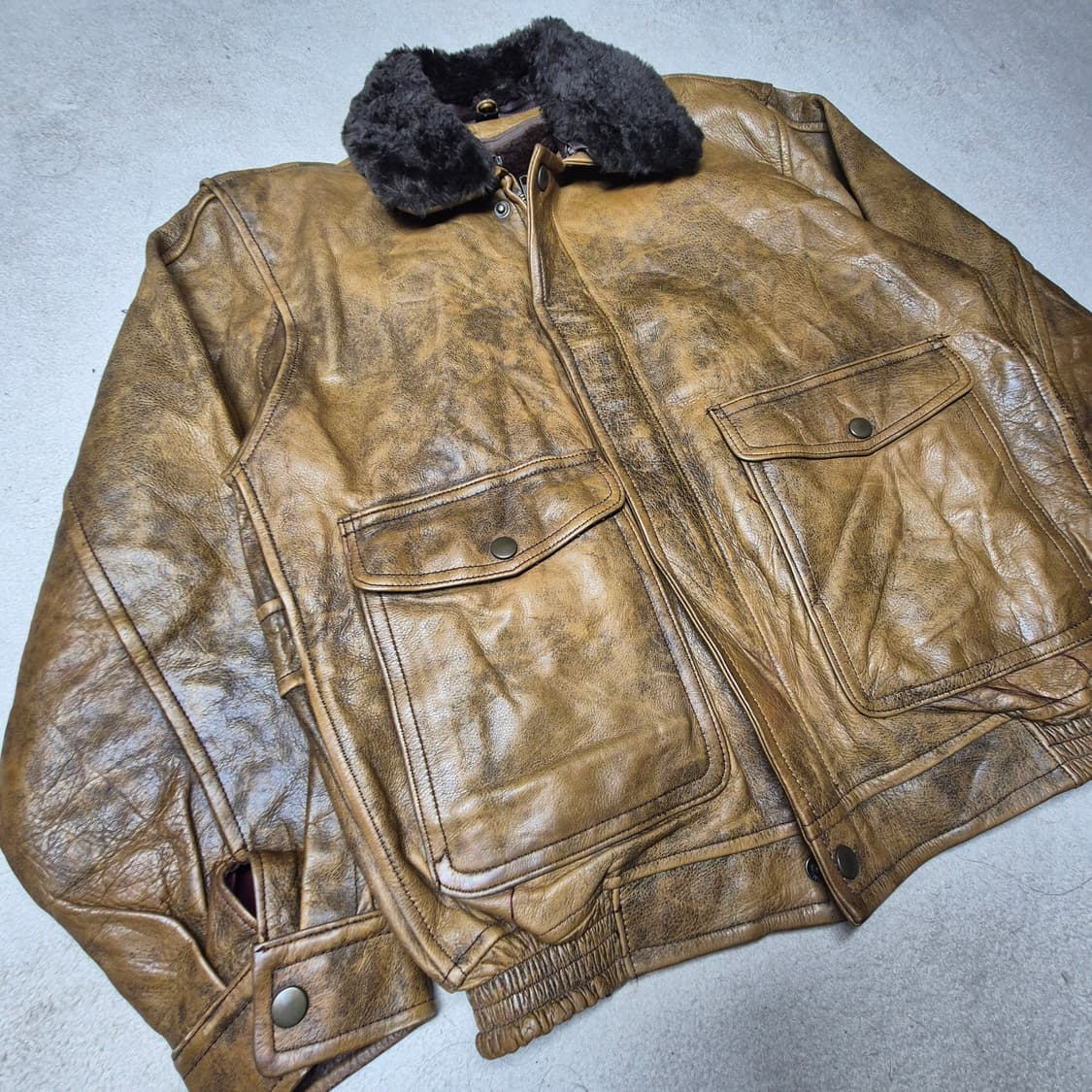 소가죽 자켓 상품이미지3