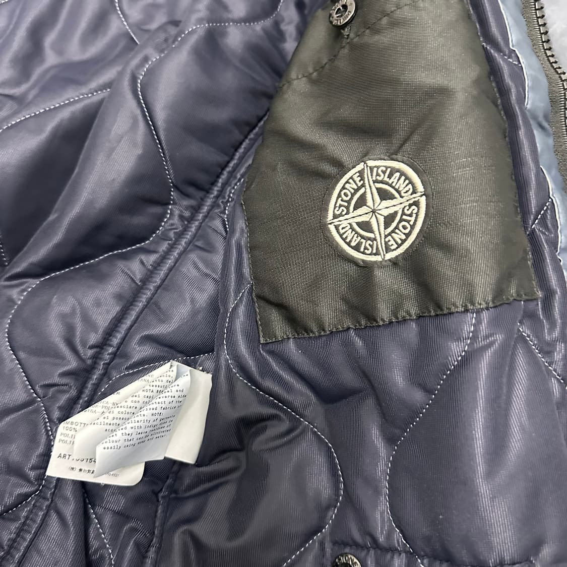 스톤아일랜드 무솔라고마타 점퍼 자켓 M 상품이미지8