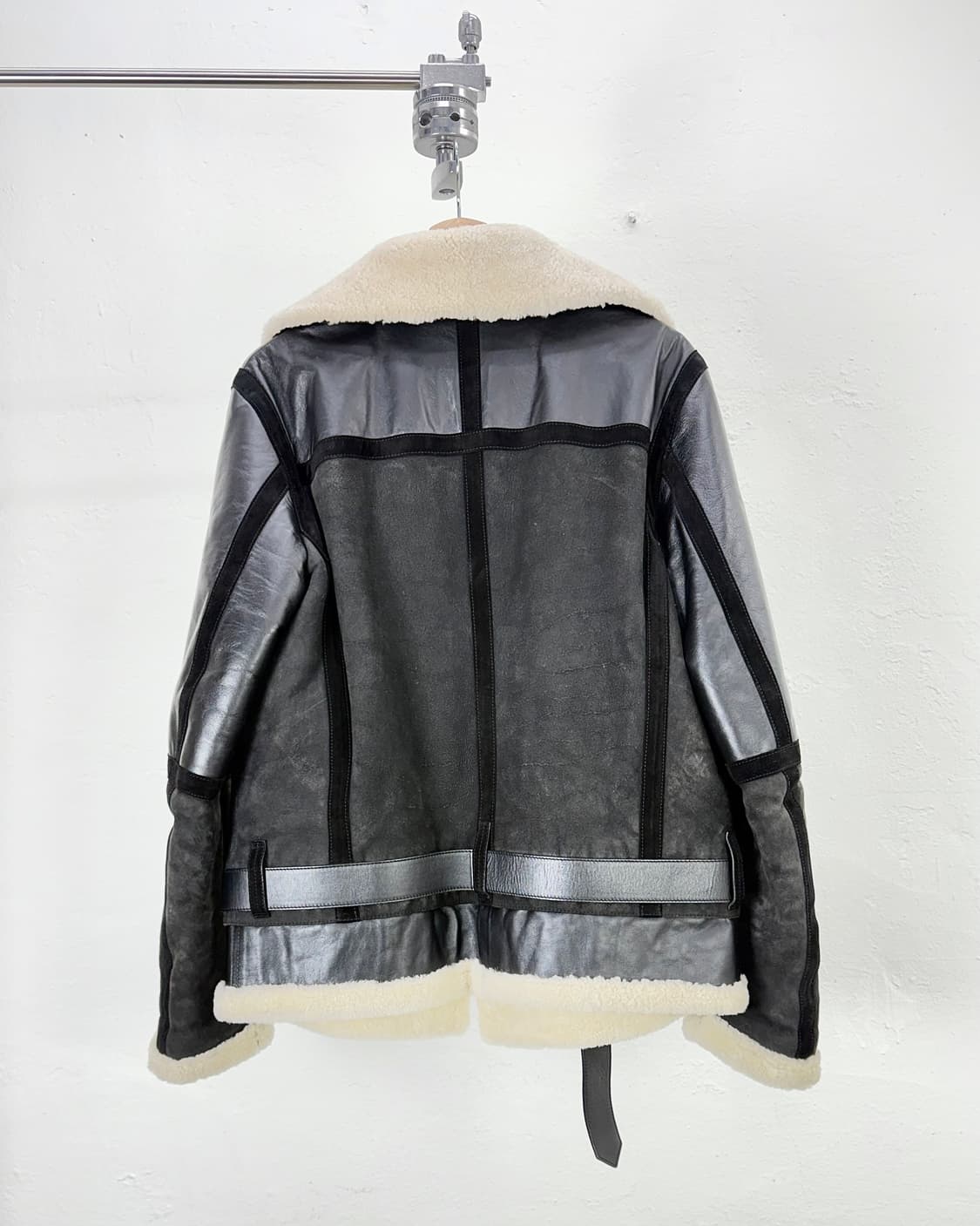 닐바렛 베라 펠레 셰어링 모터사이클 레더 무스탕 자켓 상품이미지7