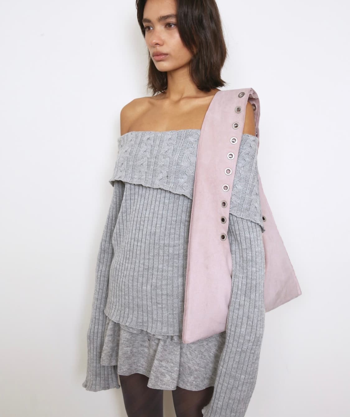 폴리수엠 아일렛 스웨이드 숄더백 상품이미지2