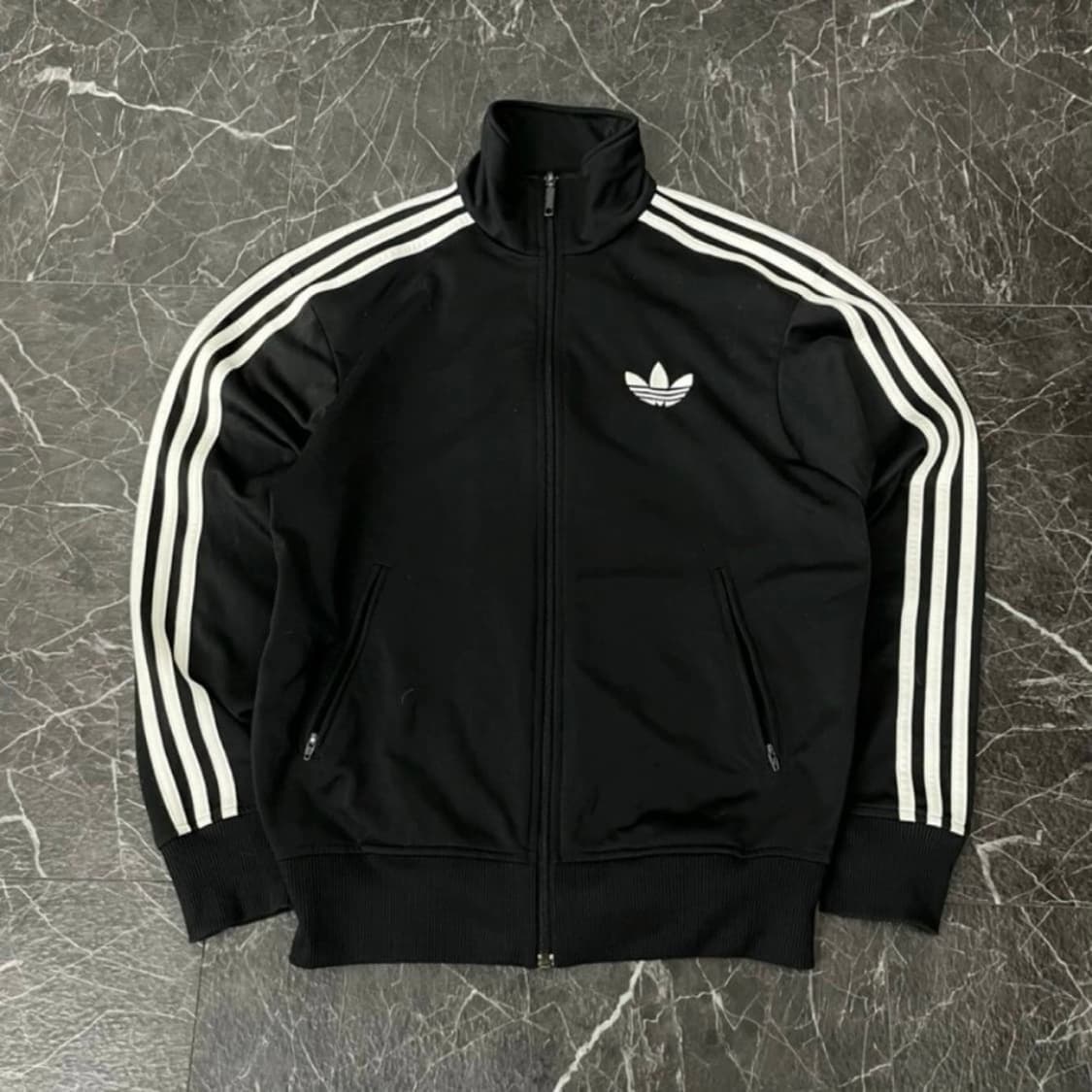 아디다스 블랙 삼선 파이어버드 트랙탑 져지자켓 상품이미지2