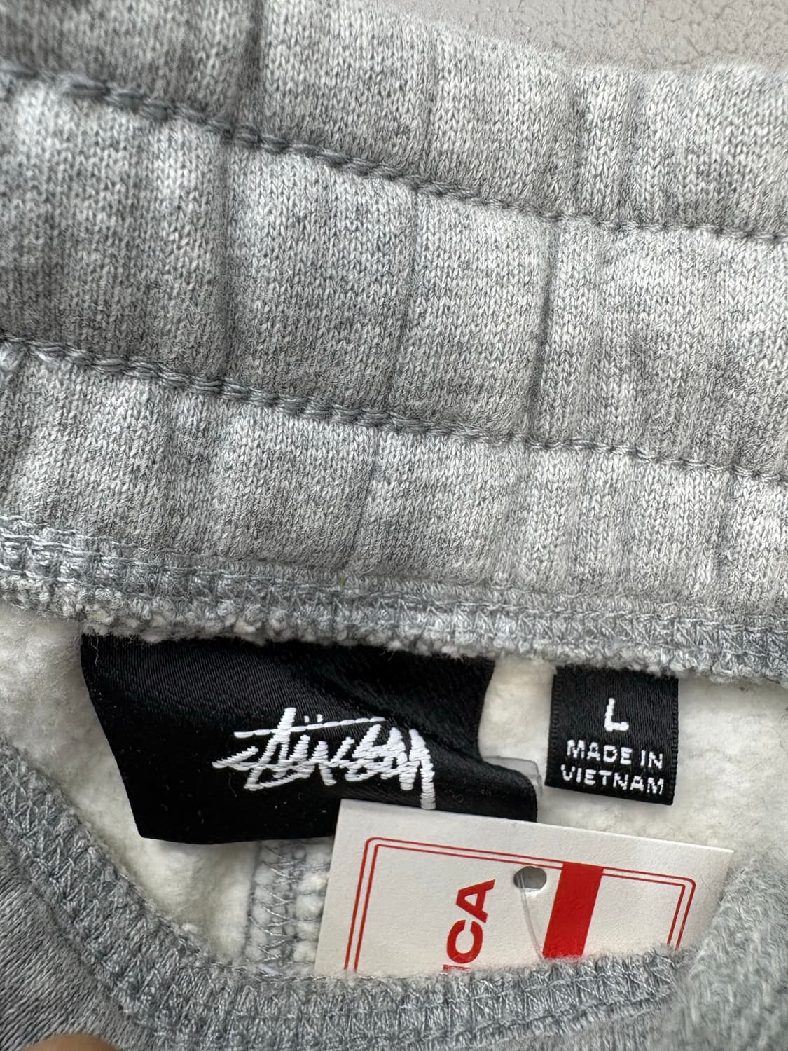 스투시 스탁 로고 그레이 스웨트 팬츠 A3470 상품이미지5