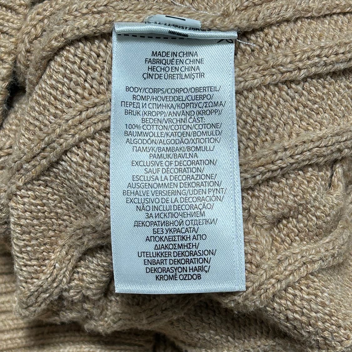 L 폴로랄프로렌 케이블 니트 상품이미지5