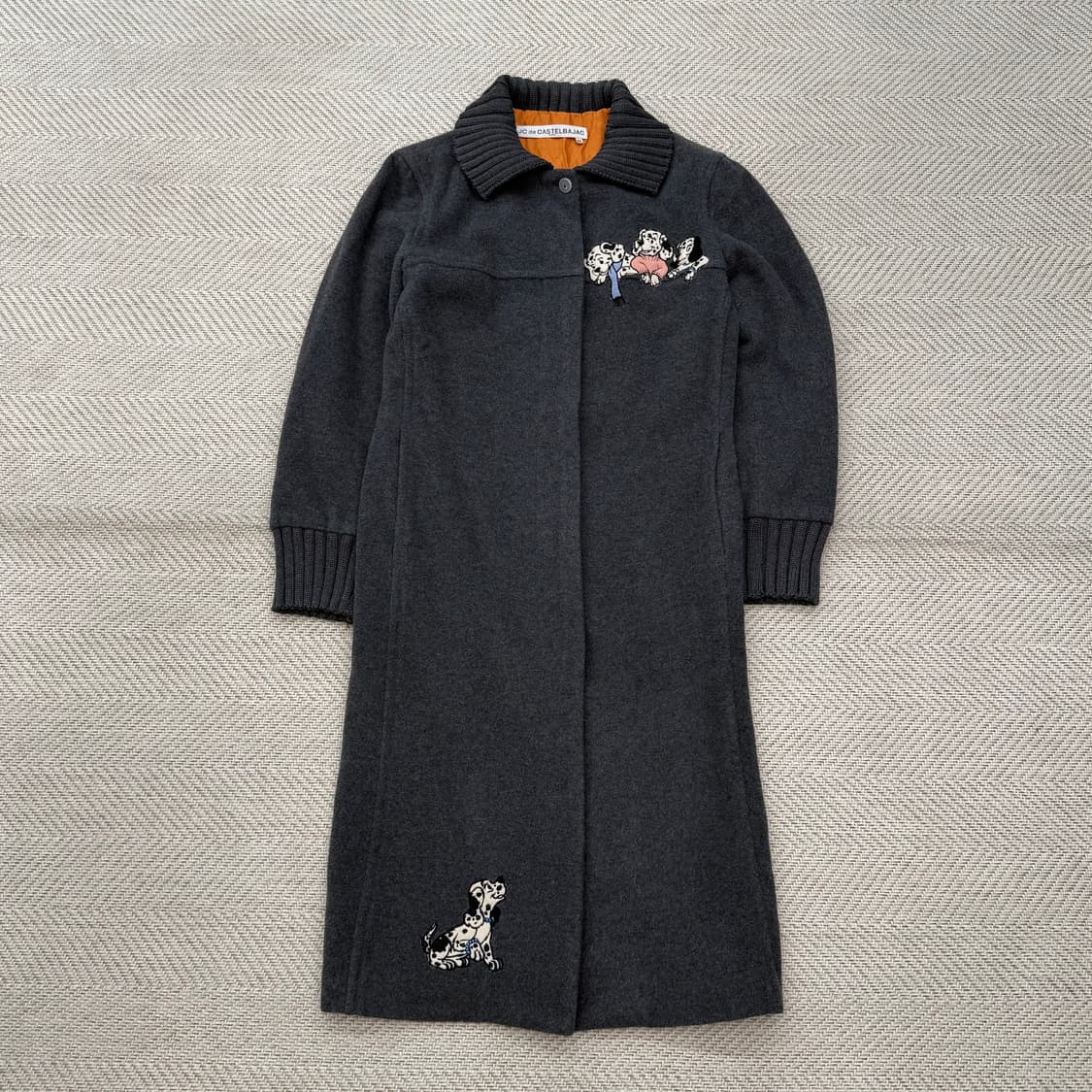 까스텔바작 퍼피 자수 롱코트 r2368 상품이미지1