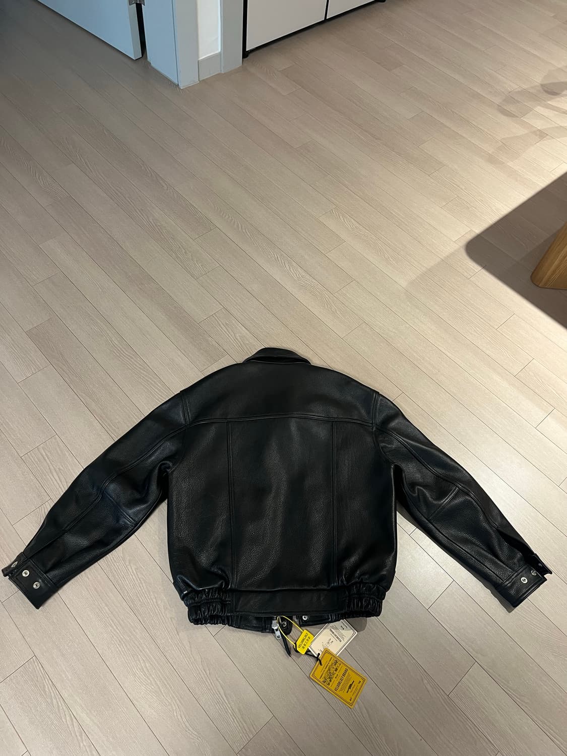 (새상품)veluokldly 소가죽 자켓 상품이미지4