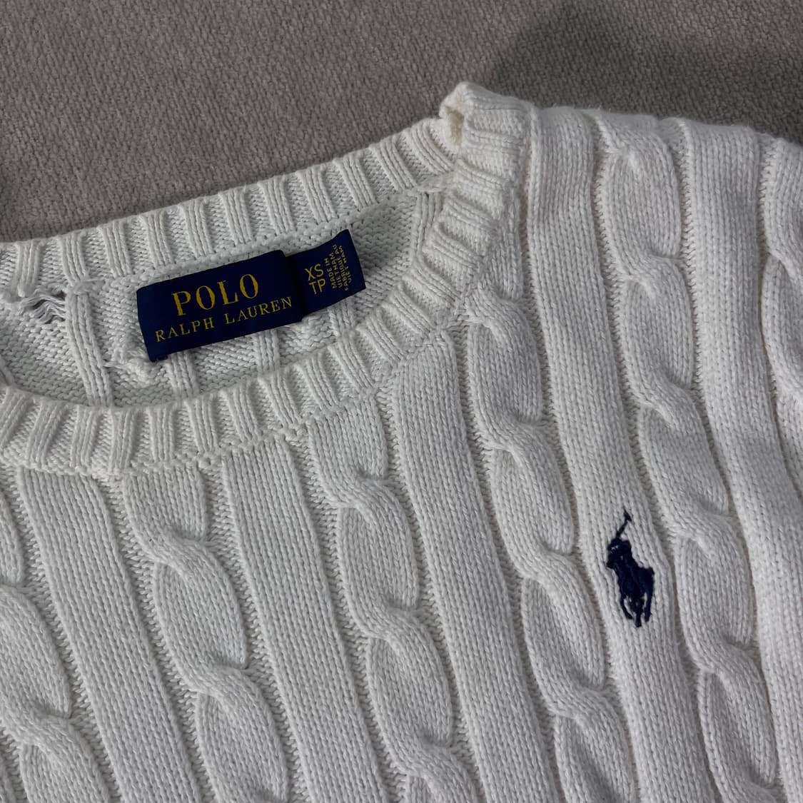 W 90 폴로랄프로렌 꽈배기 니트 상품이미지2