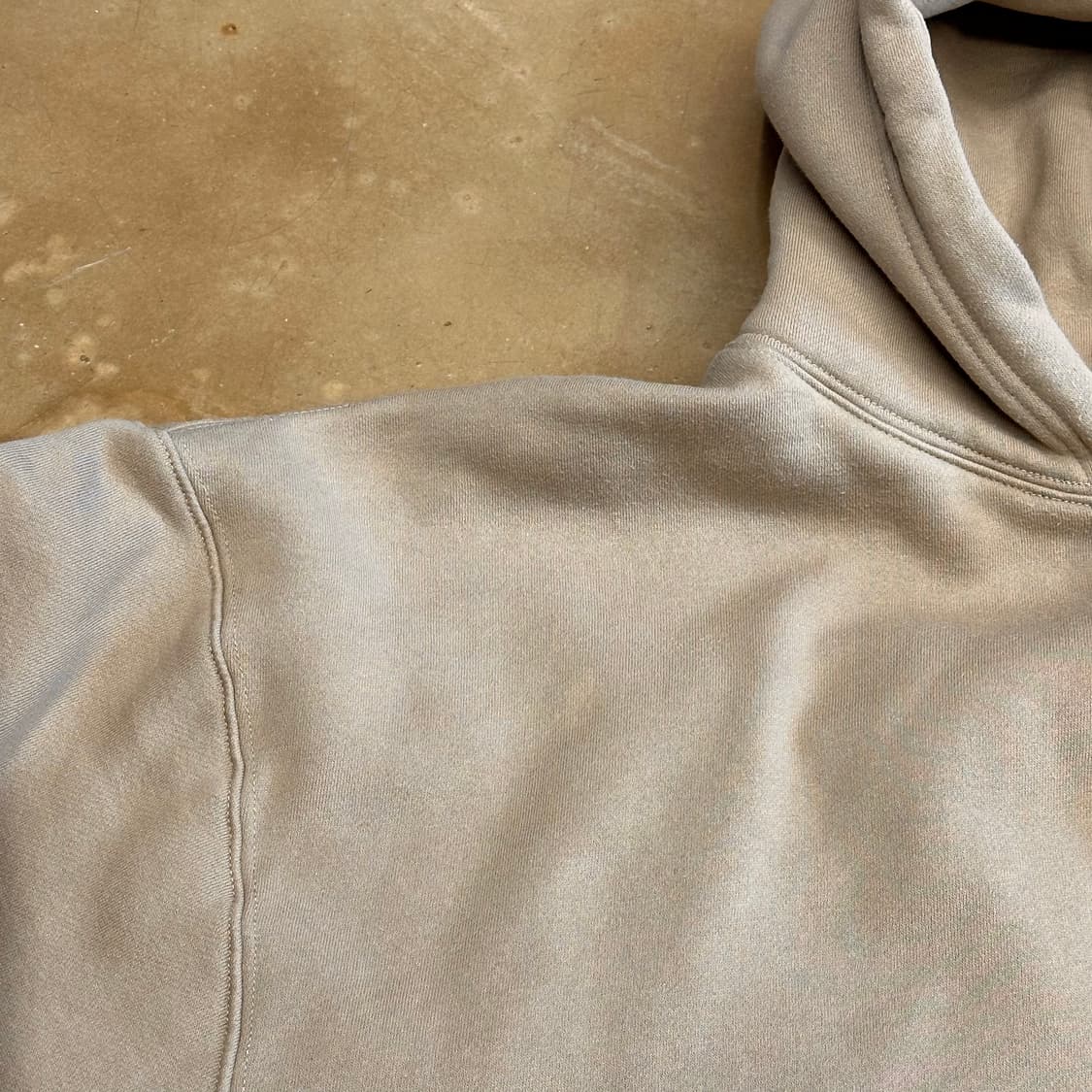 XL 조던 X 트래비스 스캇 풀오버 베이지 후드티 상품이미지7