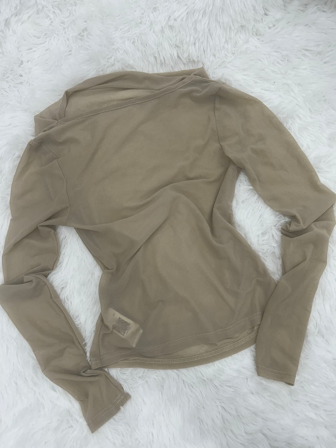 skin tone see-through sleeve 상품이미지5