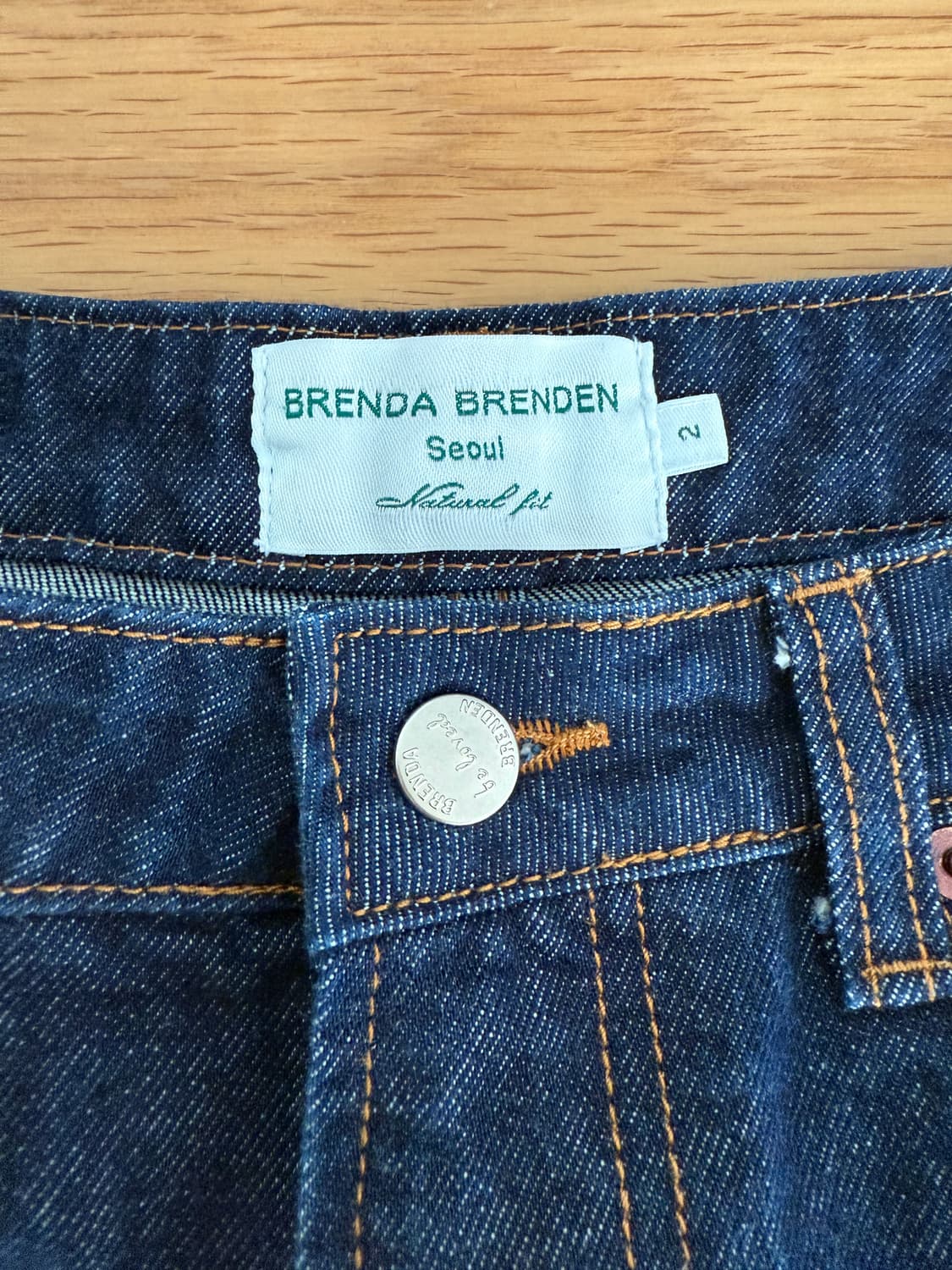 브렌다 브렌든(BRENDA BRENDEN) 생지 데님 상품이미지5