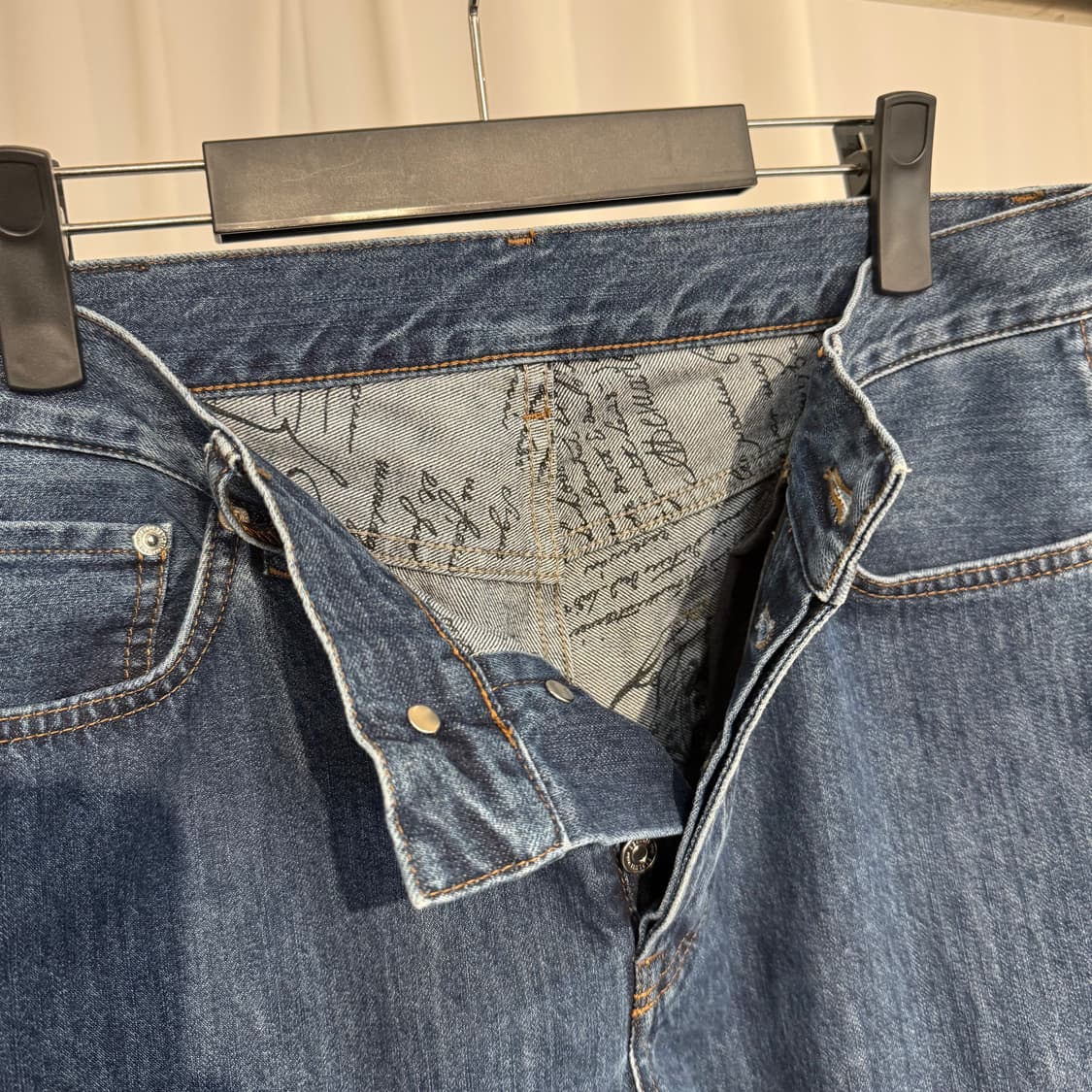 (48) 벨루티 스크리토 레더패치 데님팬츠 청바지  상품이미지7