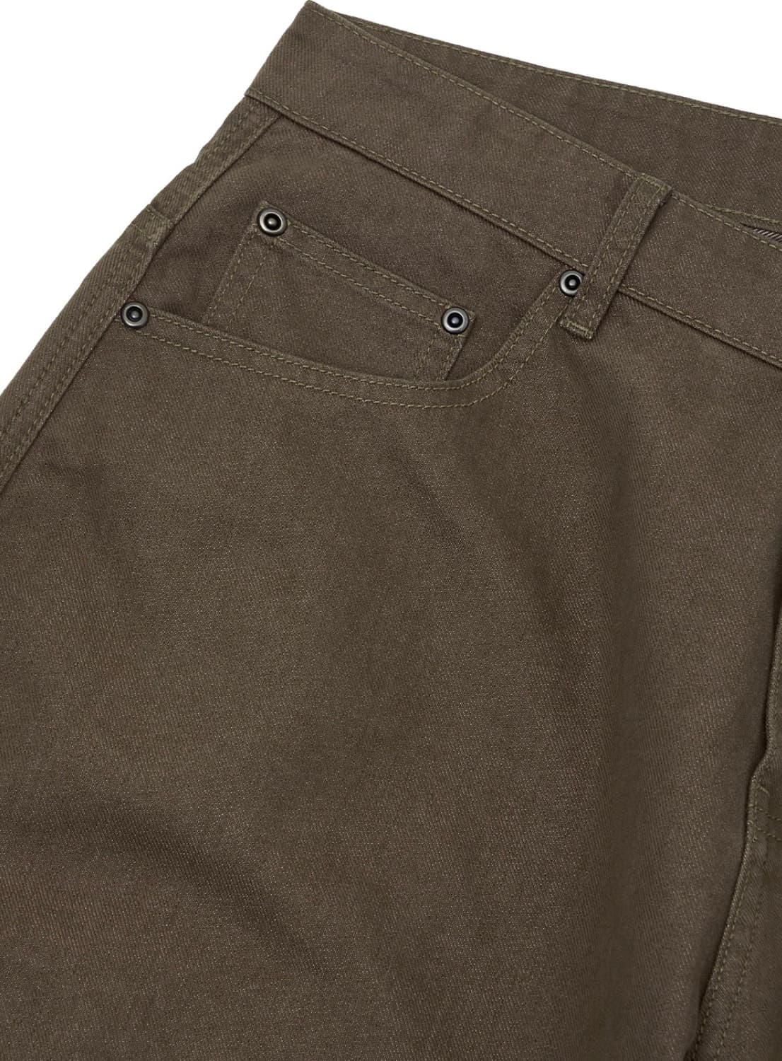 소셜 그래픽 와이드 데님_브라운 XL (인템포무드) 상품이미지6