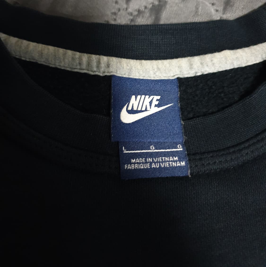 나이키 스우시 크루 기모맨투맨 블랙 (L) 상품이미지3