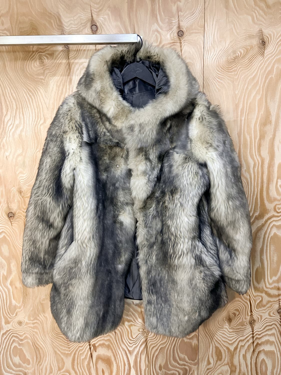 글리시네 키노시타 램스킨 후드 퍼 자켓 상품이미지3