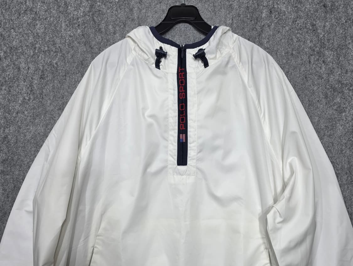 폴로 랄프로렌 스포츠 폴로 스포츠 반집업 후드 아노락 웜업 105 상품이미지3