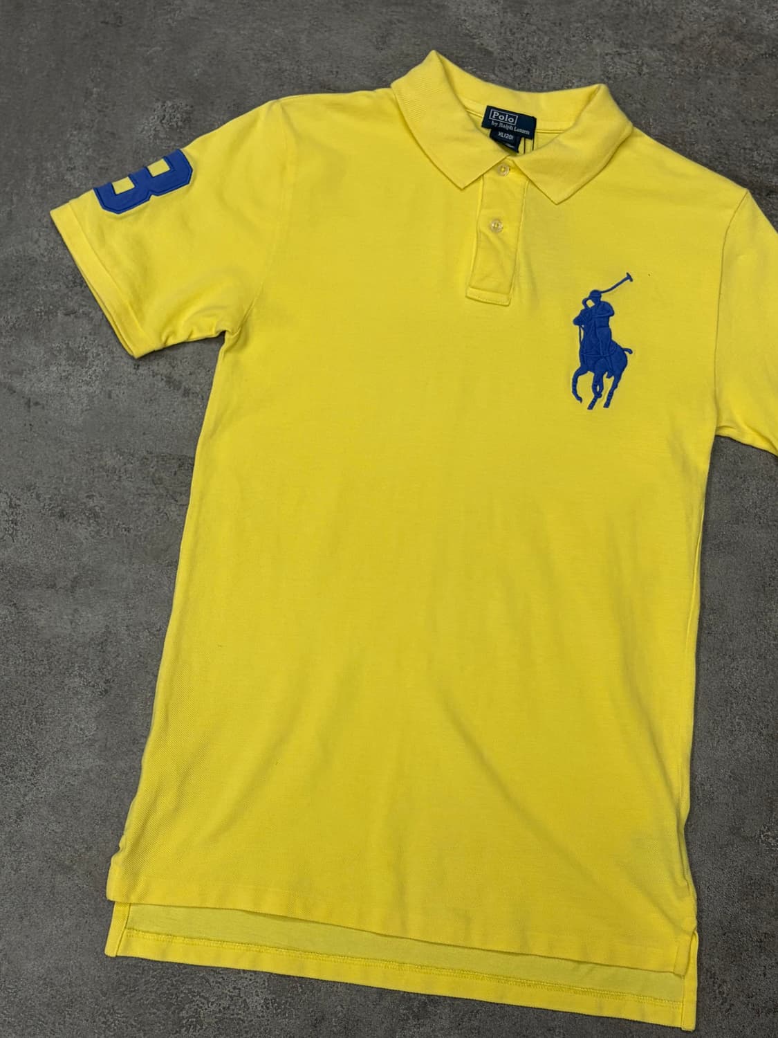 폴로 랄프로렌 빅포니 옐로우 반팔 폴로티셔츠 상품이미지4