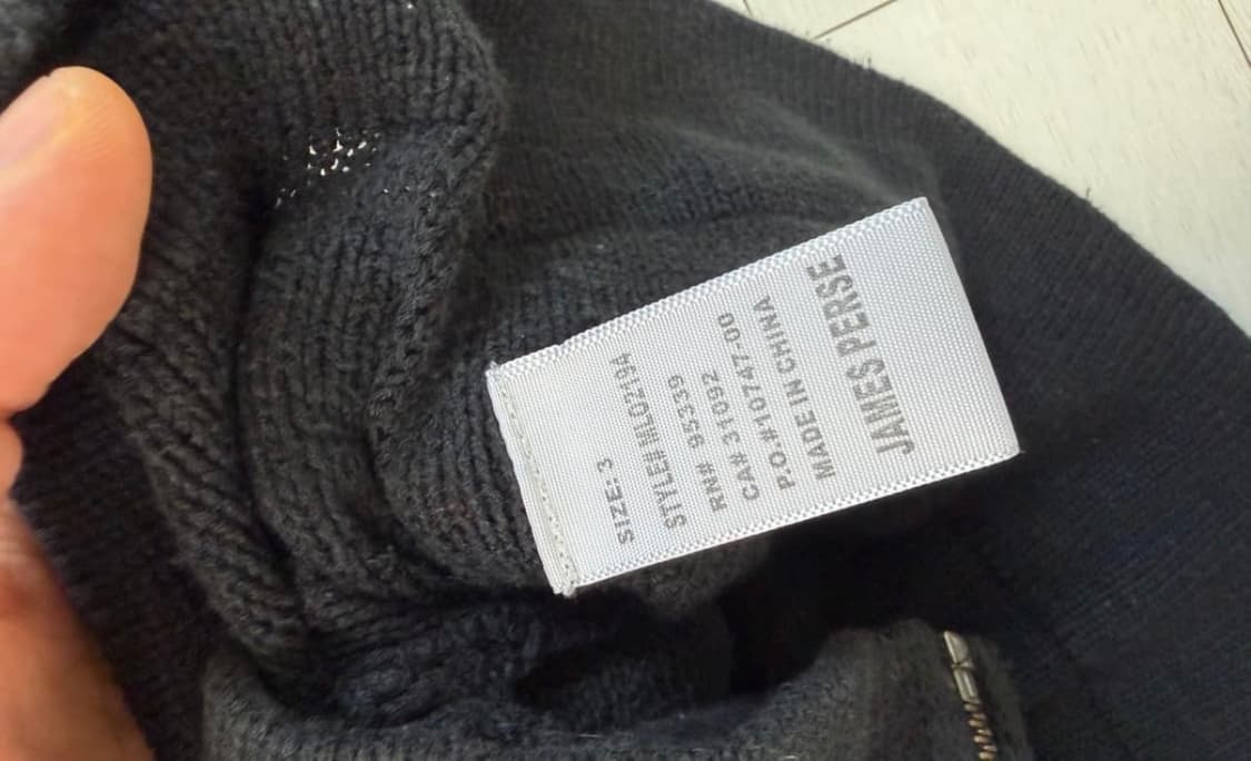 제임스펄스 니트 3 사이즈 블랙라벨  일반 제임스펄스 라인아니고 상위 라 상품이미지4