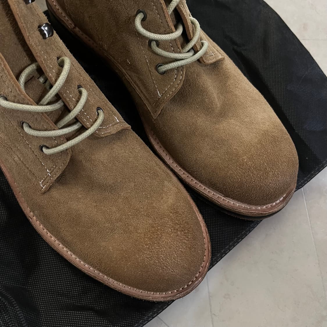 새상품(285) 로맨틱무브 서비스 부츠 홀스레더 빈티지카키 상품이미지6