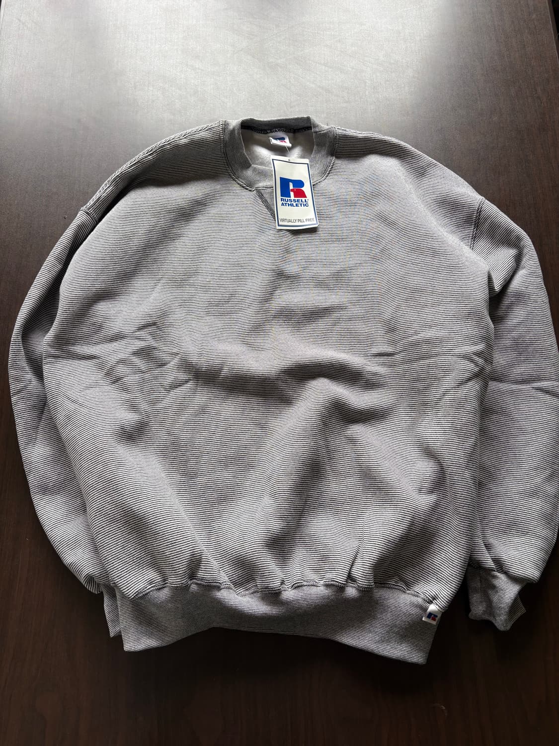 러셀 Russell 스트라이프 스웻 맨투맨 새상품 상품이미지1