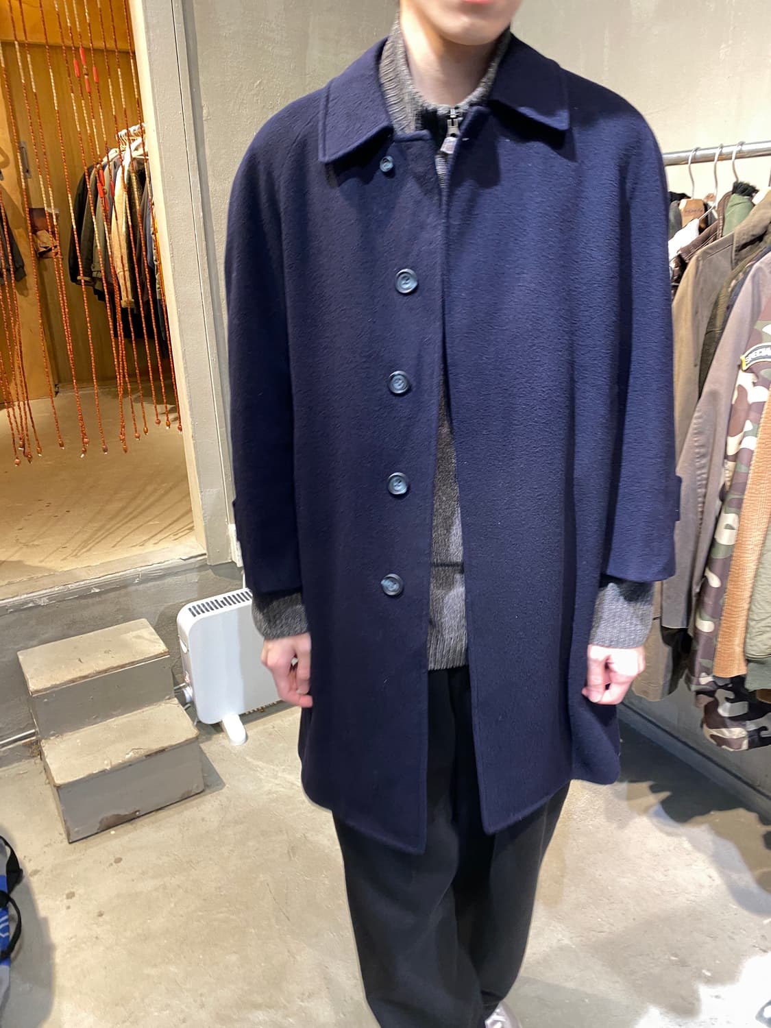 캐시미어 큐프라 울100 코트 상품이미지1