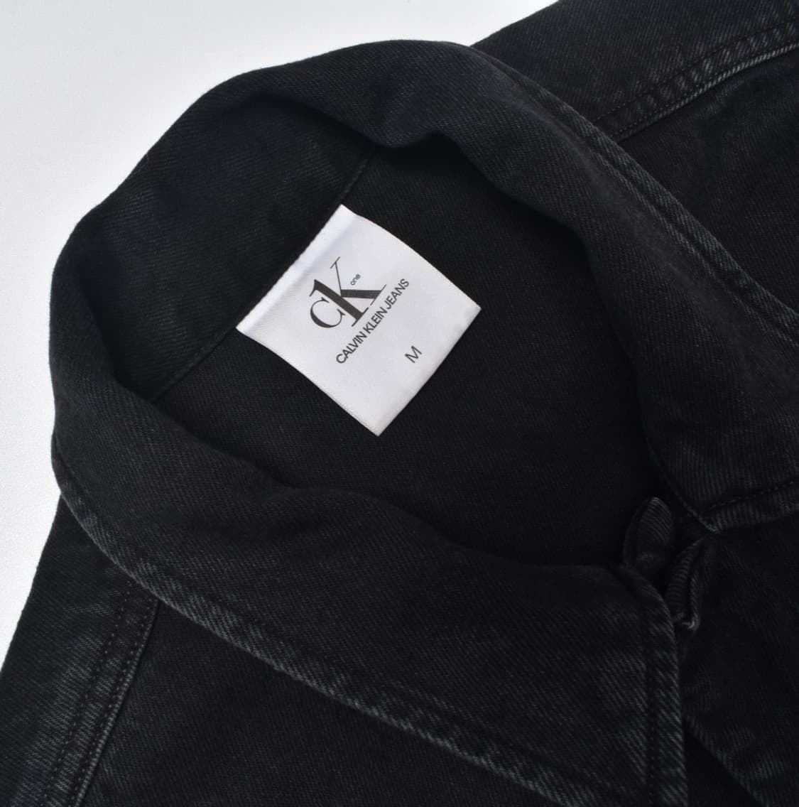 캘빈클라인 흑청 블랙 트러커 데님 청자켓 상품이미지5