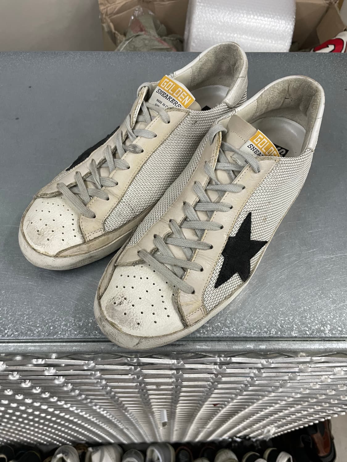 슈퍼스타 레이스업 스니커즈 43 (gr-4113) 상품이미지2