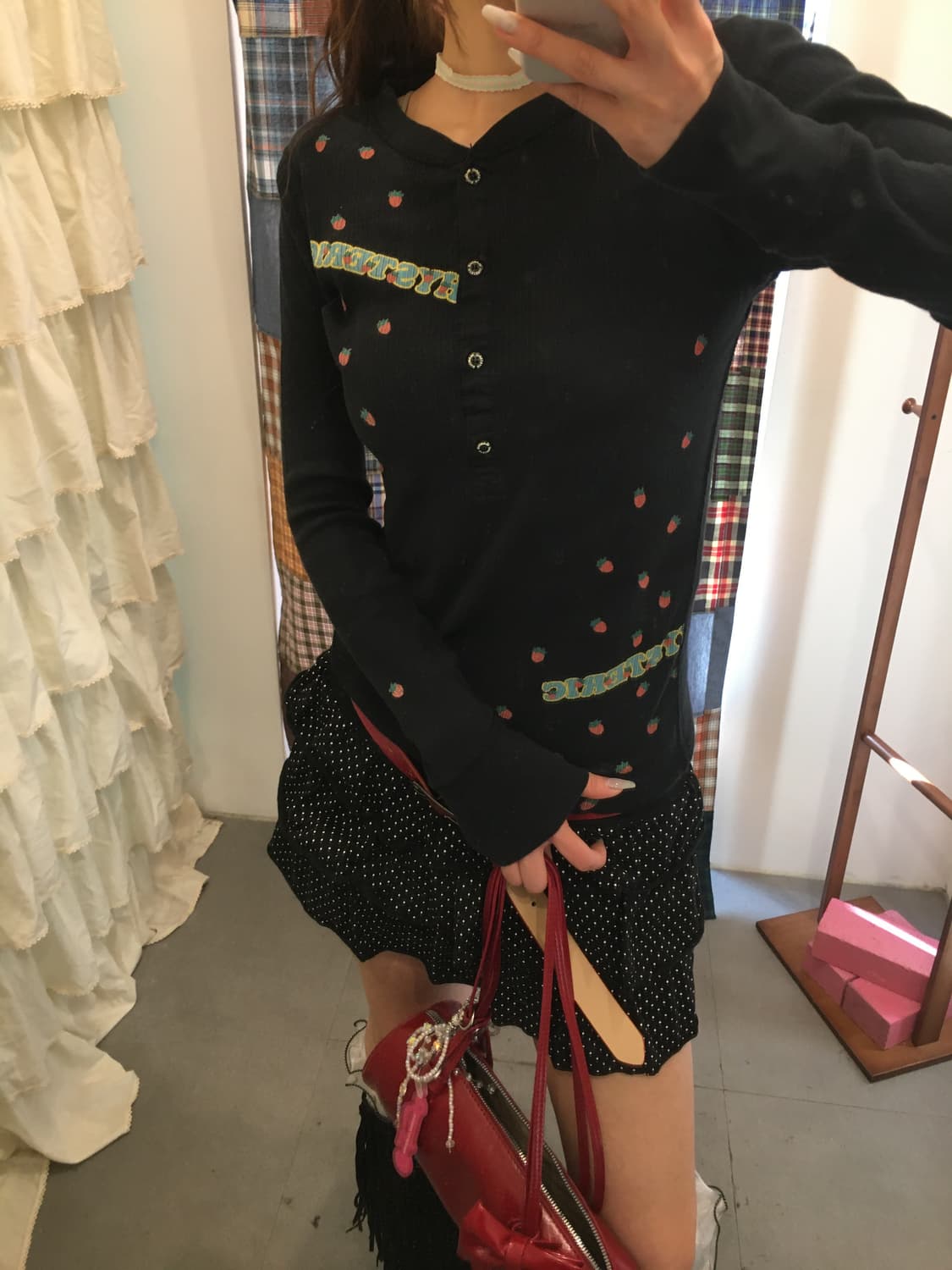 히스테릭 딸기 롱슬리브  상품이미지5