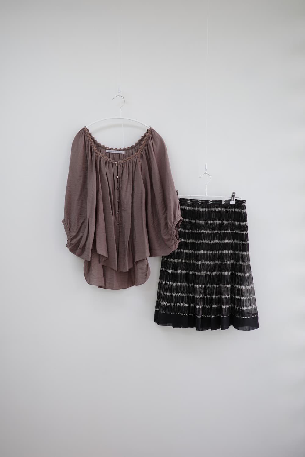 Crazy Angel choco brown blouse 상품이미지6