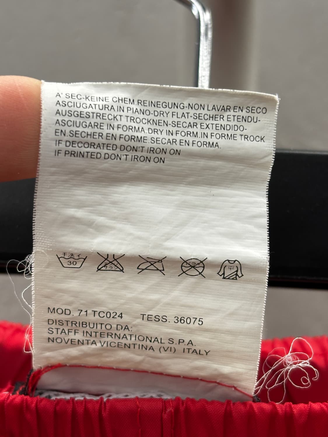 디스퀘어드 레드 패치 반바지 M 상품이미지5