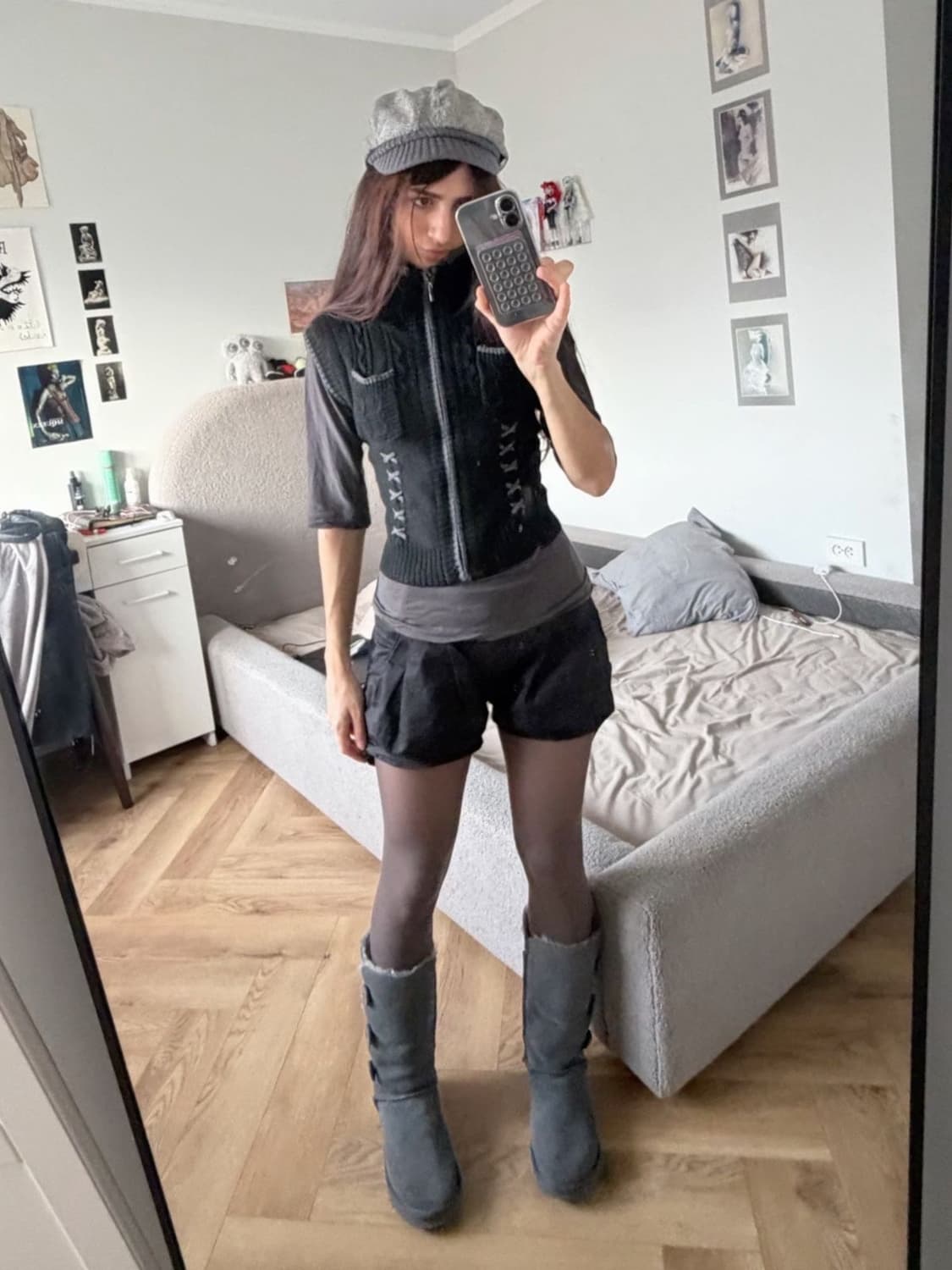 어그 베일리 버튼 부츠 네이비 240 상품이미지7