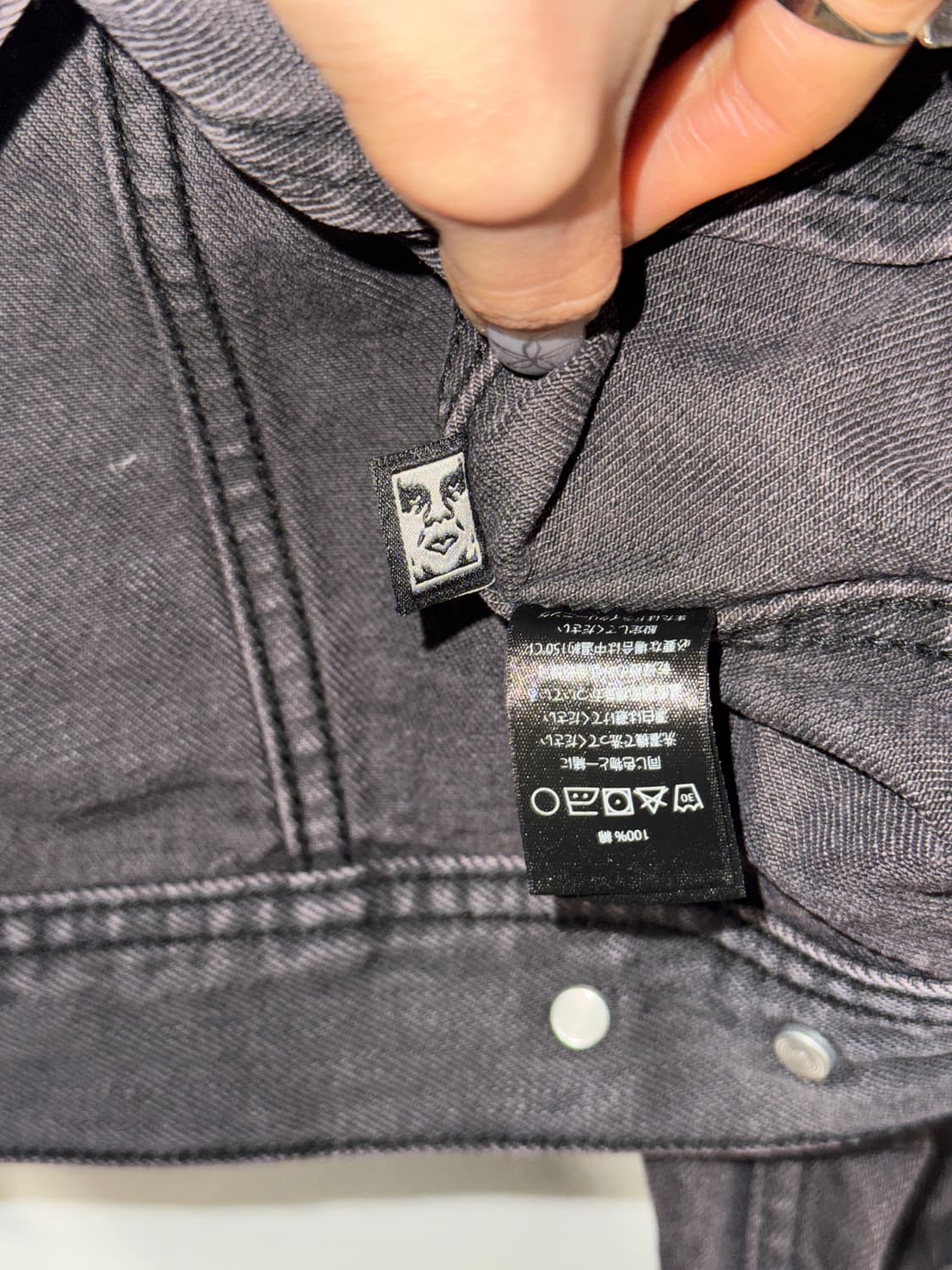 오베이 크리퍼 데님 자켓 상품이미지6