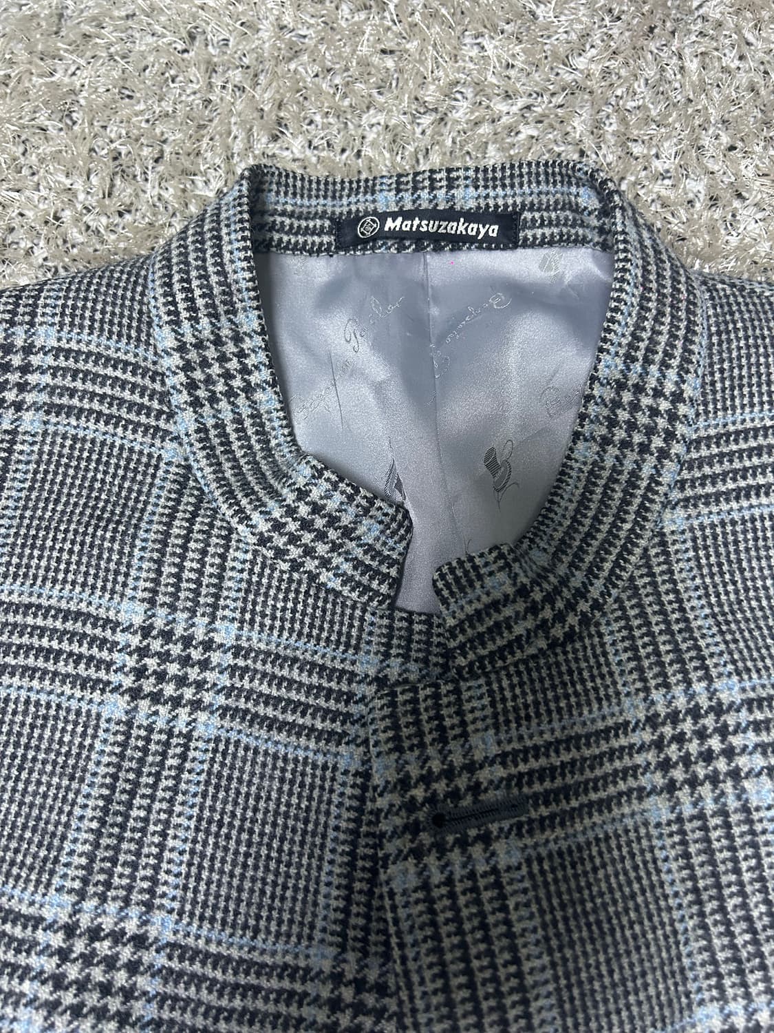 일제 독일 도르밀원단 캐시미어 반카라 코트 105~110 상품이미지3