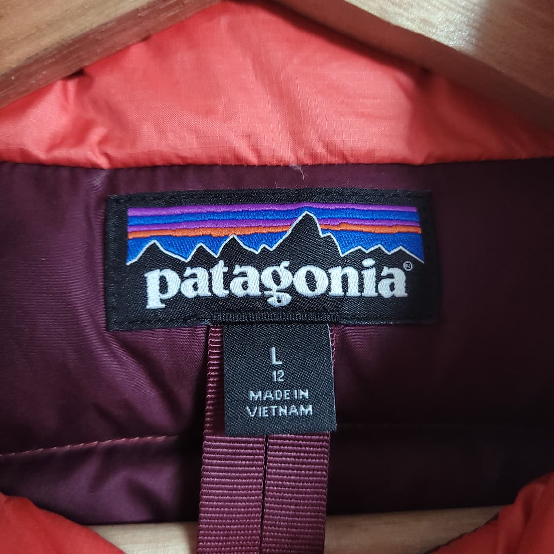 (xs) PATAGONIA 파타고니아 핑크 다운 경량 패딩 조끼 베스트 상품이미지2