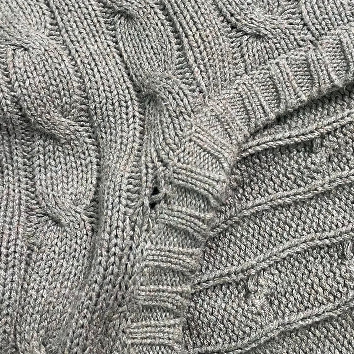 폴로 랄프로렌 카키 케이블 니트  상품이미지6