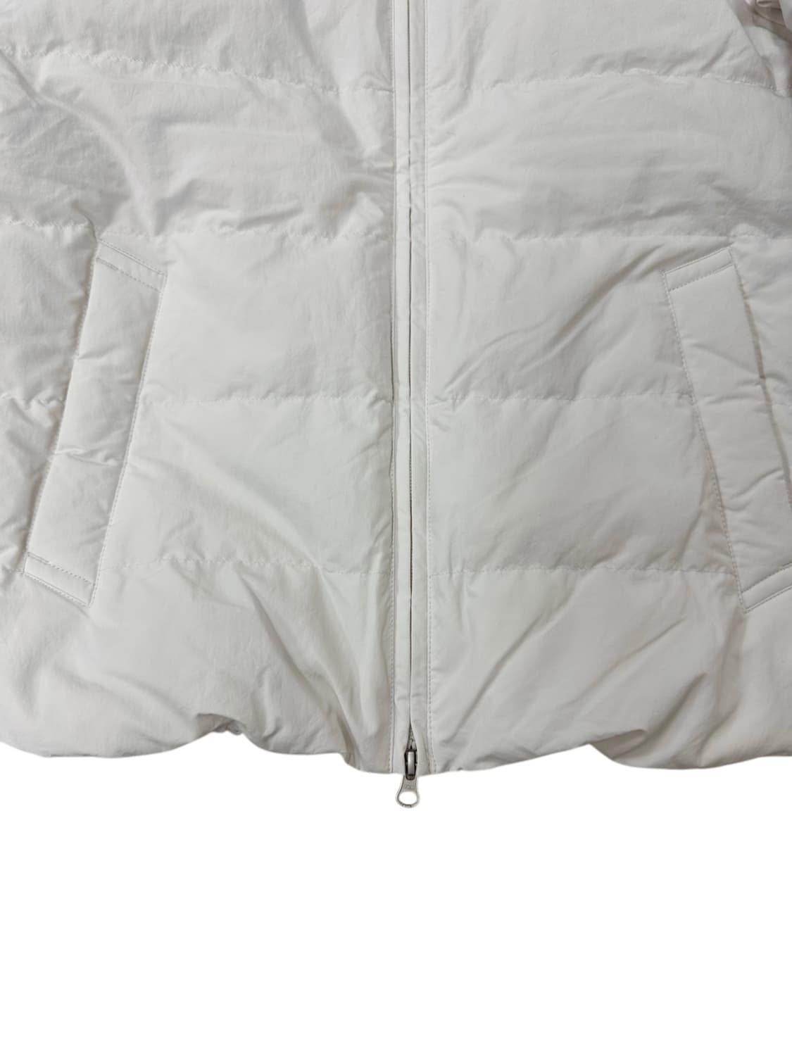 내셔널지오그래픽 구스다운 경량패딩 화이트 (M) 상품이미지4