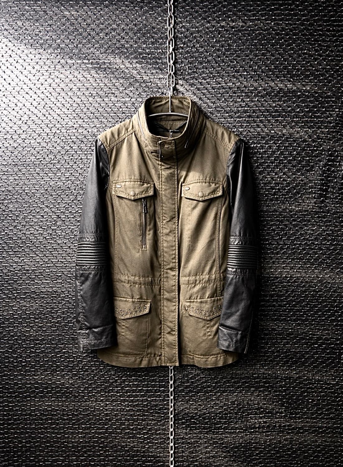 IKKS 암홀 레더자켓 상품이미지1