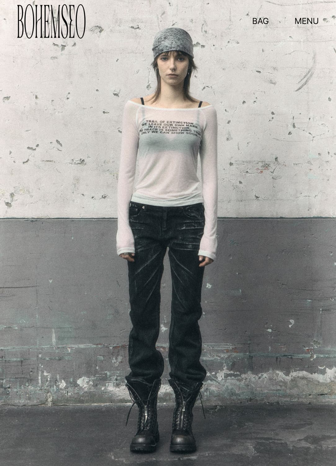 보헴서 프린티드 롱슬리브  상품이미지2