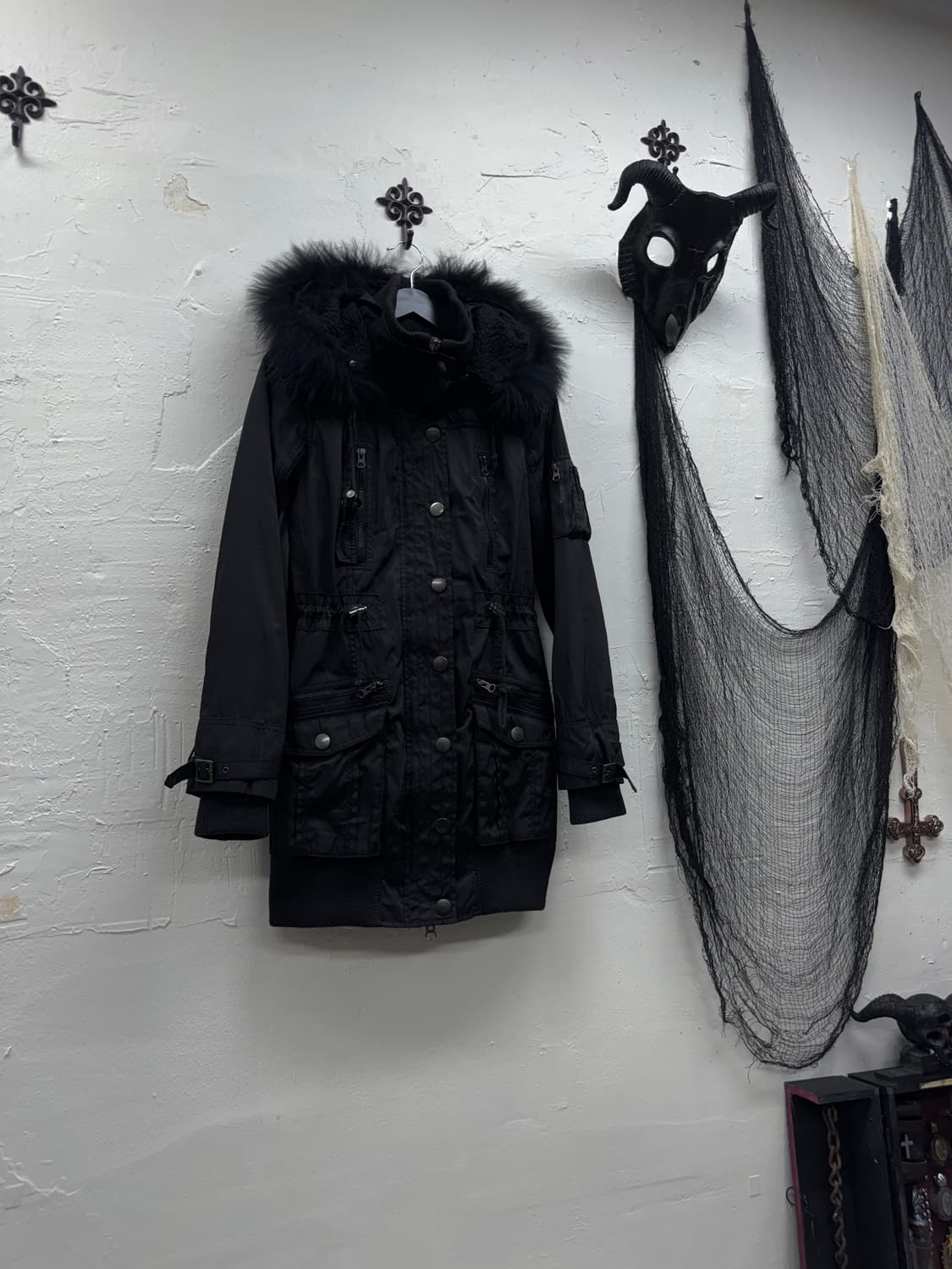 Ingni 00s trimming fur mods coat 상품이미지1
