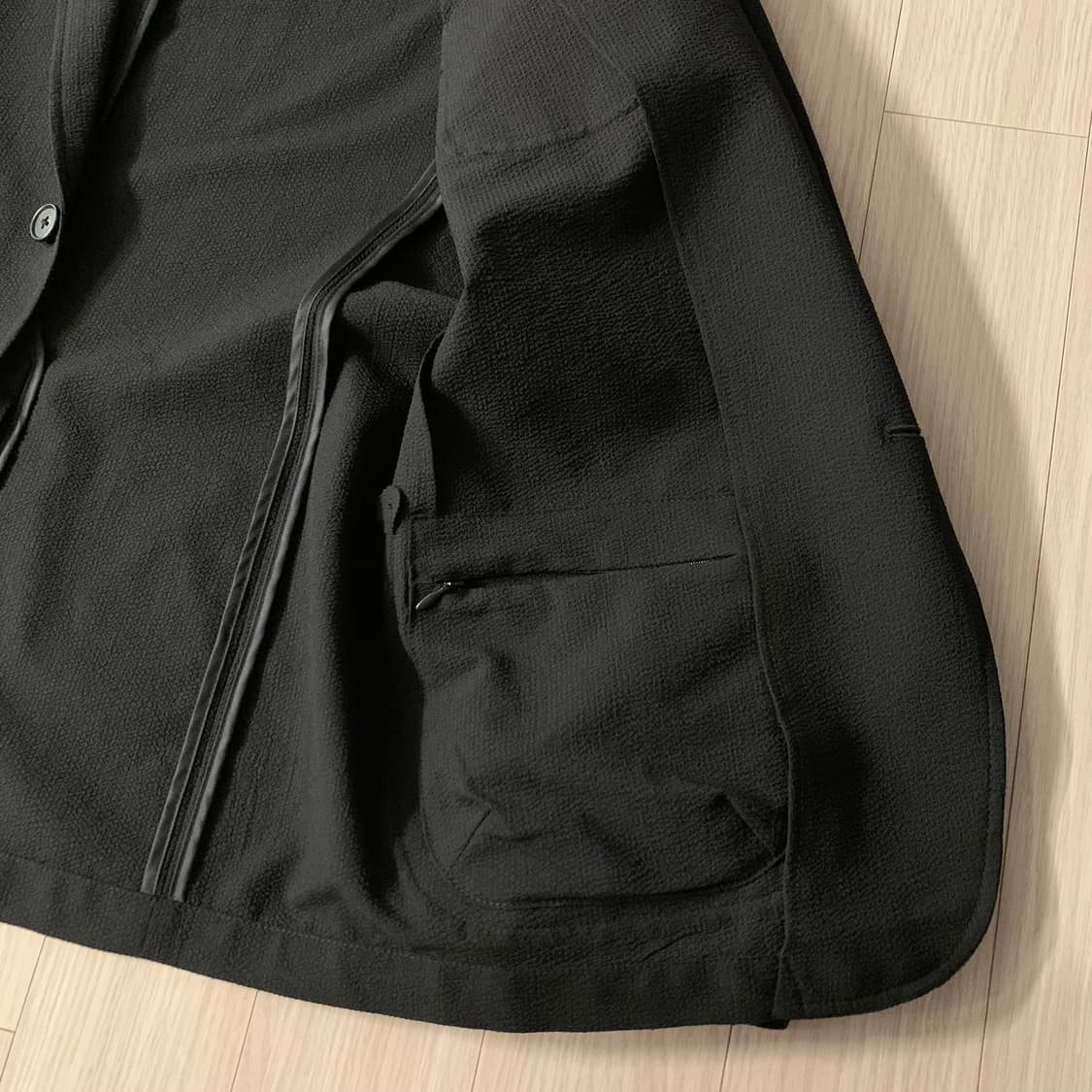 무인양품 시어서커 블랙셋업 L 상품이미지5