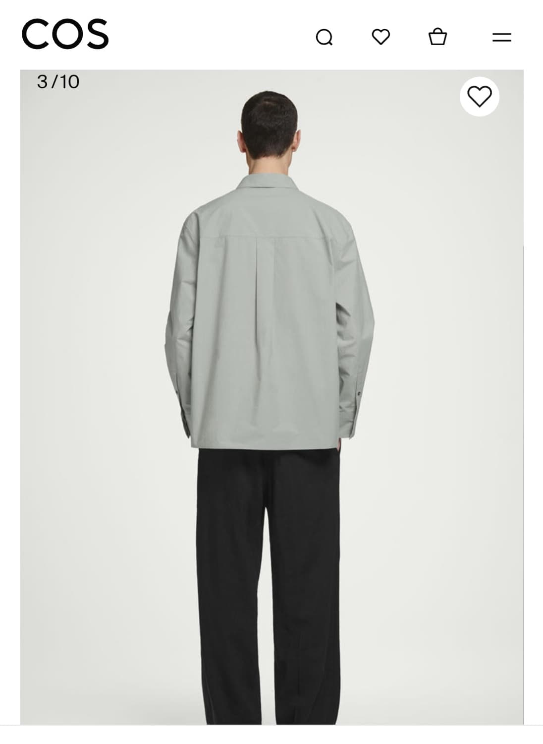 시그니처 코튼 셔츠 상품이미지6