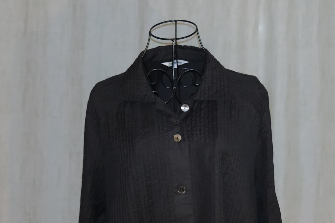 [Harpers Bigot] Black long shirt 상품이미지1